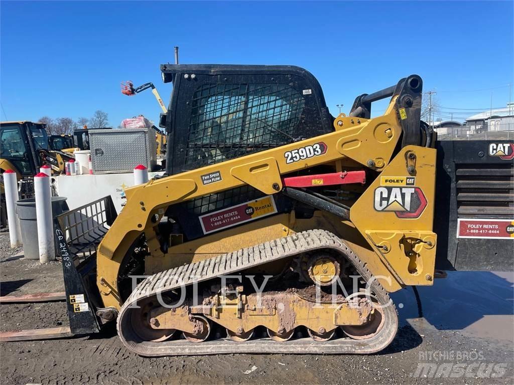 CAT 259D3 Lánctalpas homlokrakodók