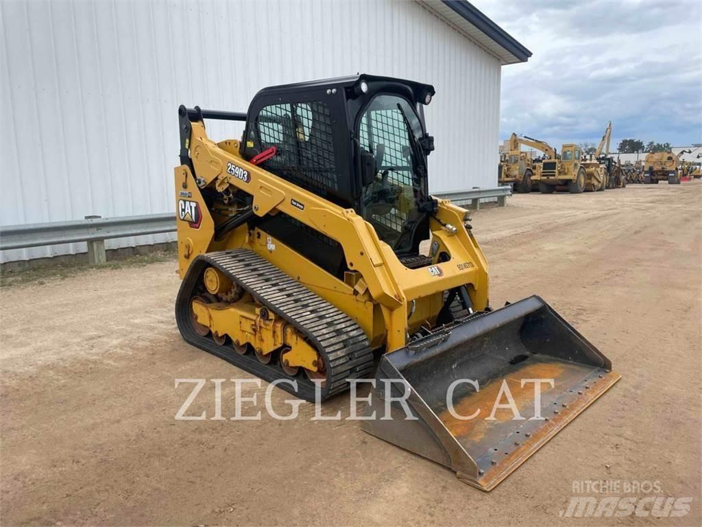 CAT 259D3 Lánctalpas homlokrakodók