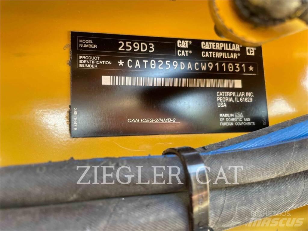 CAT 259D3 Lánctalpas homlokrakodók