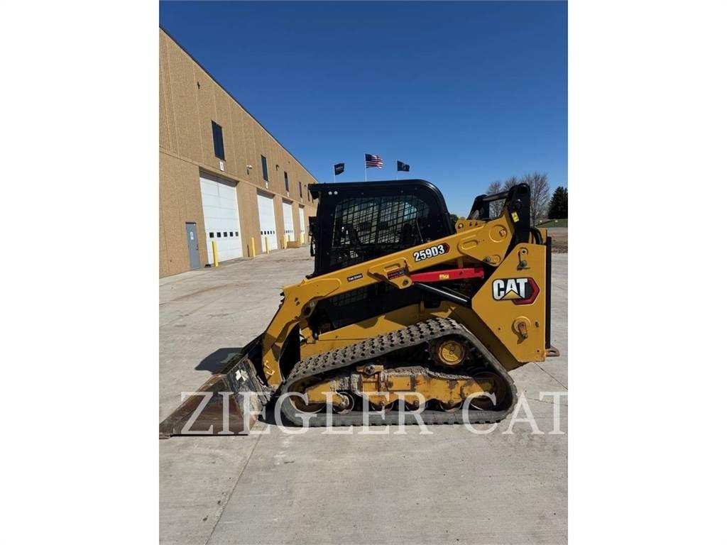 CAT 259D3 Lánctalpas homlokrakodók