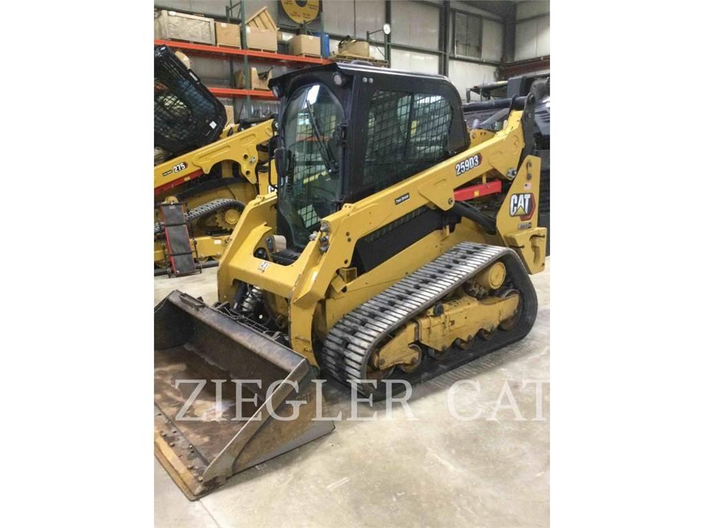 CAT 259D3 Lánctalpas homlokrakodók