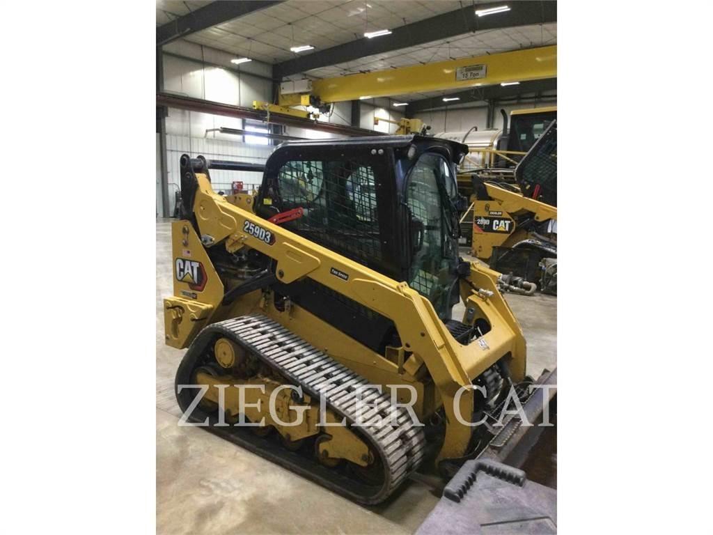CAT 259D3 Lánctalpas homlokrakodók