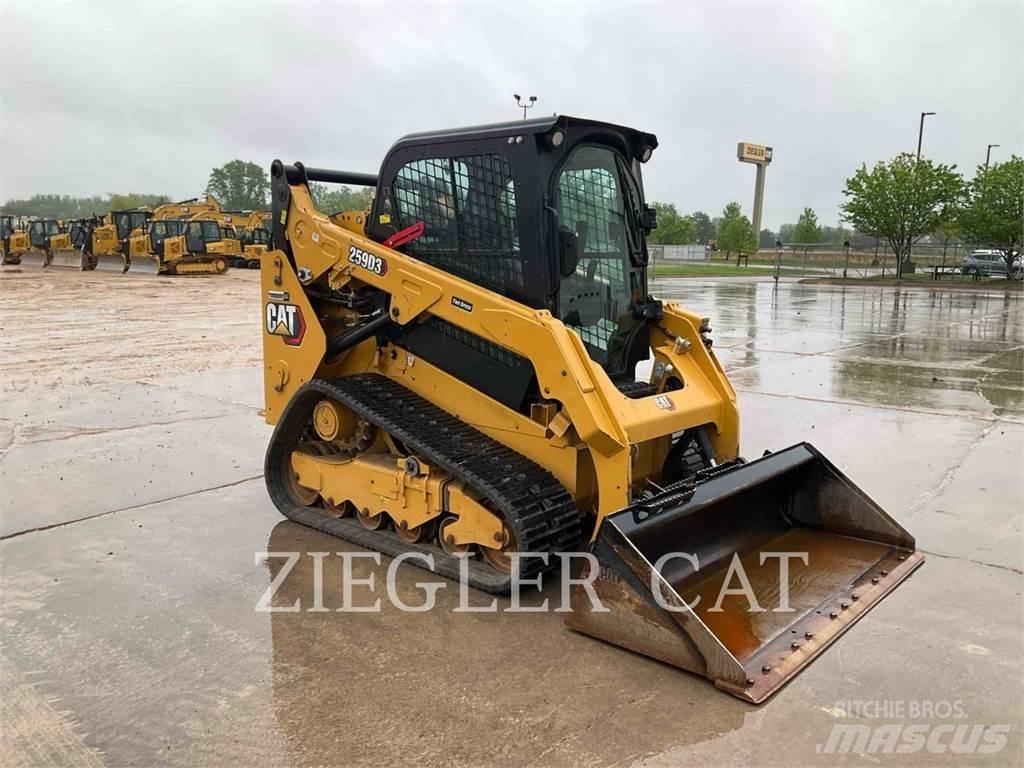 CAT 259D3 Lánctalpas homlokrakodók