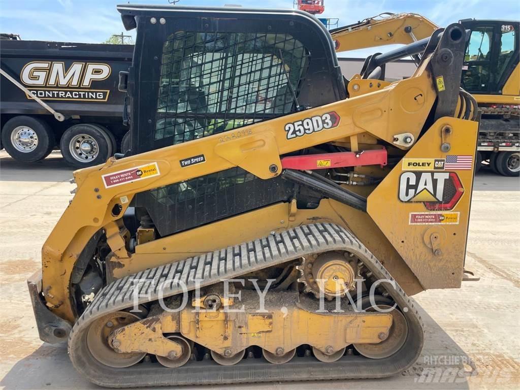 CAT 259D3 Lánctalpas homlokrakodók
