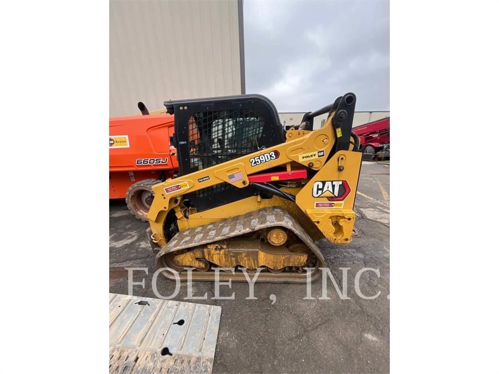 CAT 259D3 Lánctalpas homlokrakodók