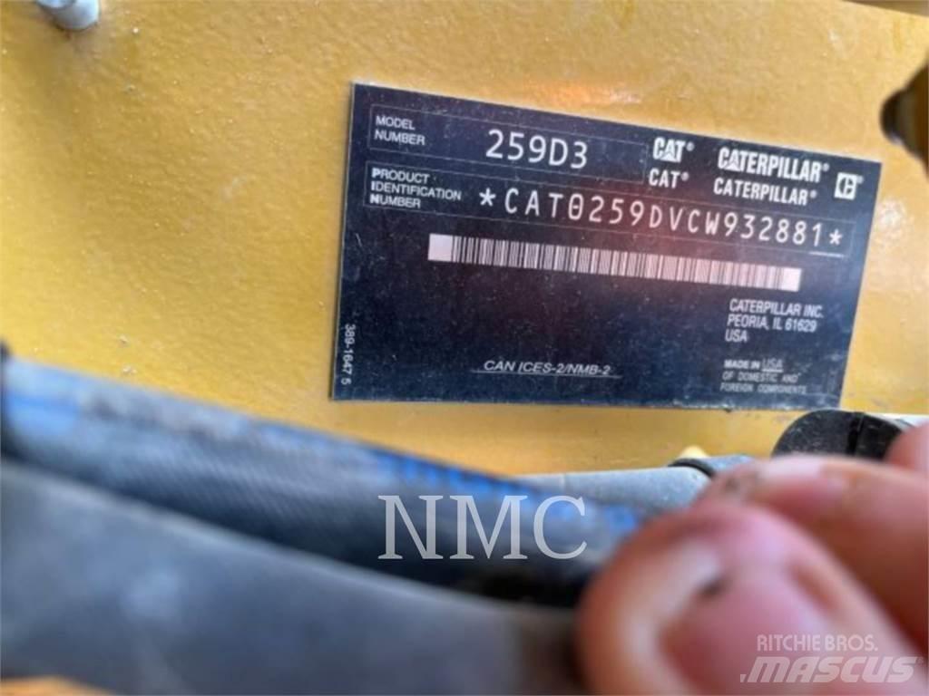 CAT 259D3 Lánctalpas homlokrakodók