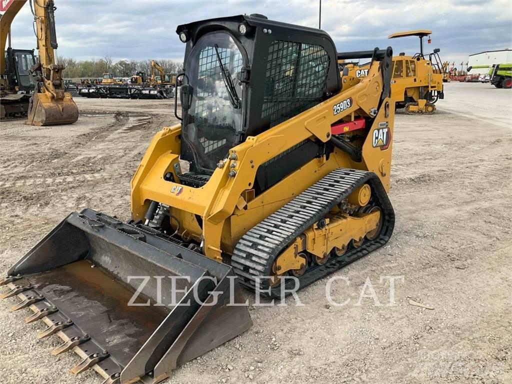 CAT 259D3 Lánctalpas homlokrakodók