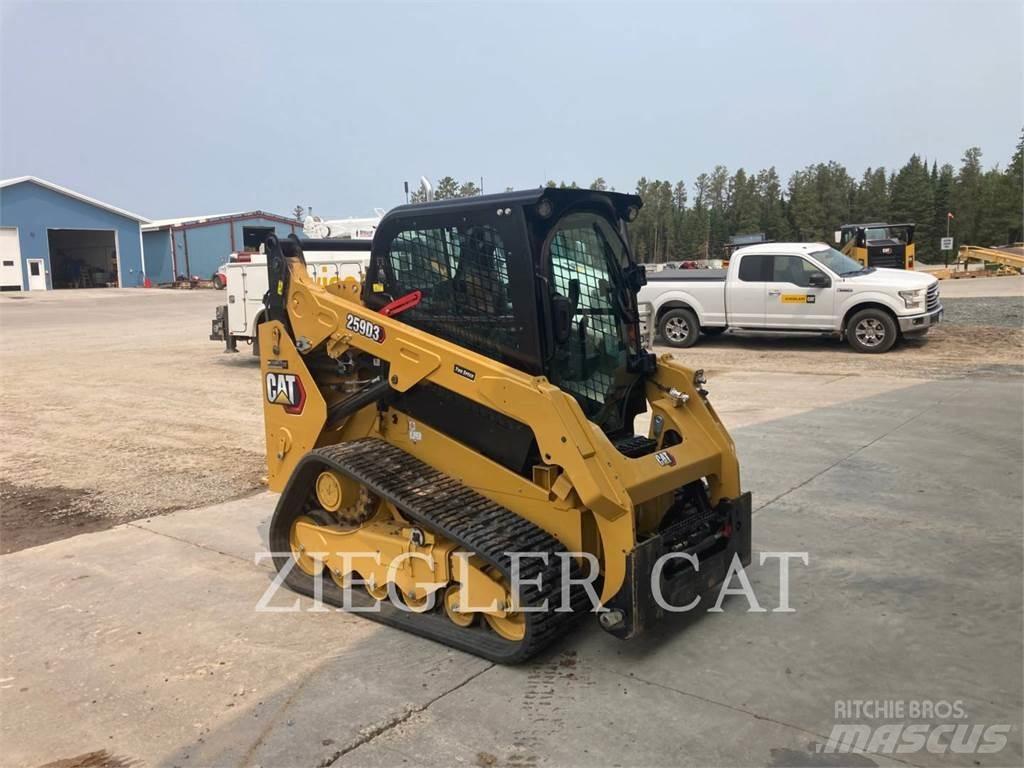 CAT 259D3 Lánctalpas homlokrakodók