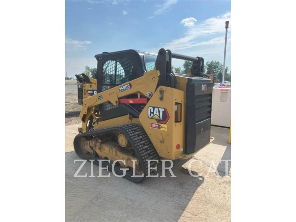 CAT 259D3 Lánctalpas homlokrakodók