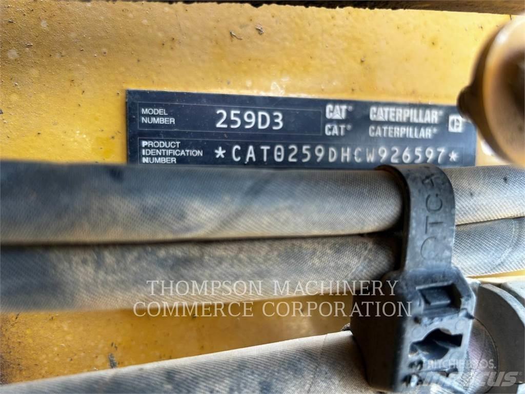 CAT 259D3 Lánctalpas homlokrakodók