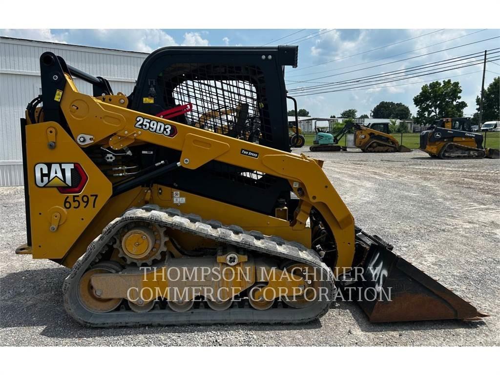 CAT 259D3 Lánctalpas homlokrakodók