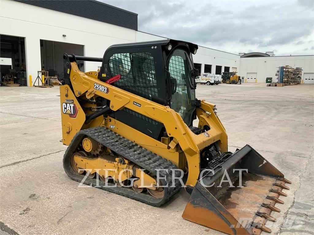 CAT 259D3 Lánctalpas homlokrakodók