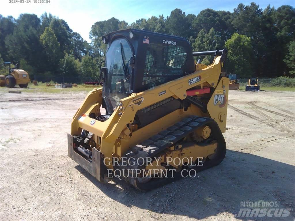 CAT 259D3 Lánctalpas homlokrakodók