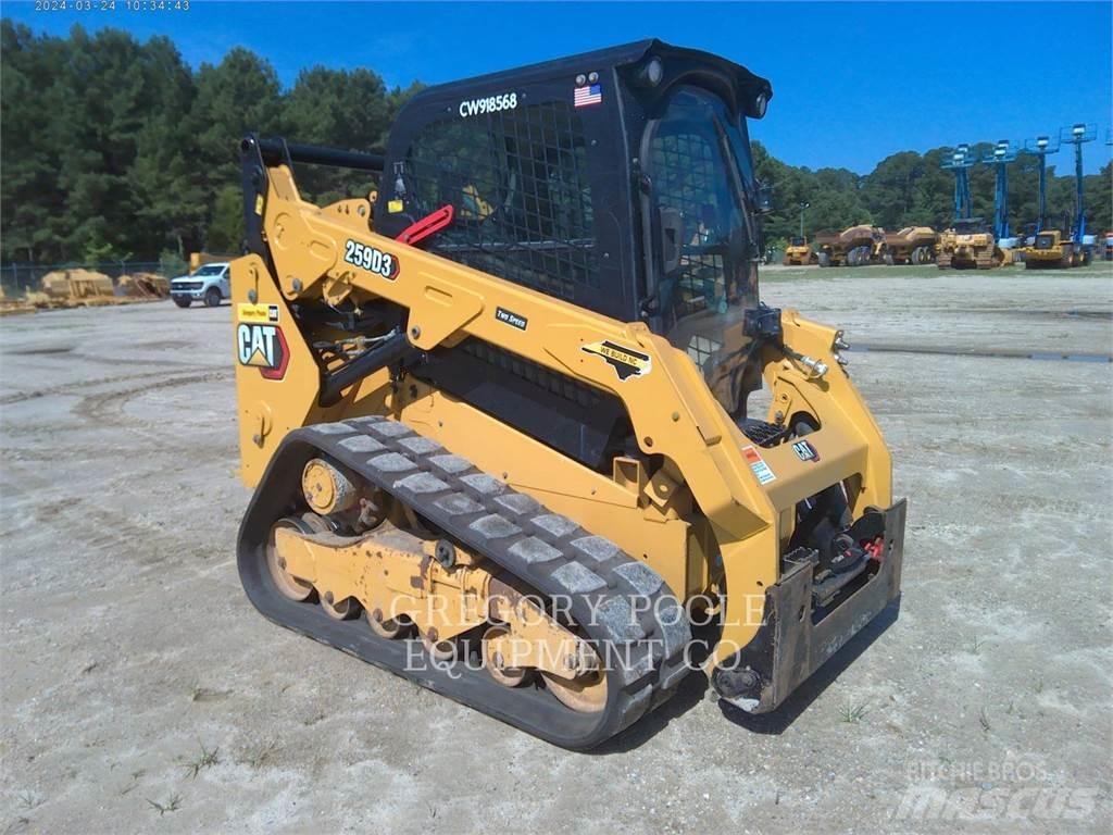 CAT 259D3 Lánctalpas homlokrakodók