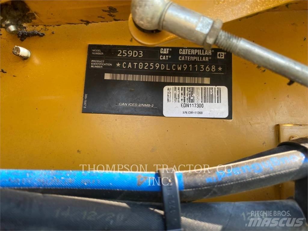 CAT 259D3 Lánctalpas homlokrakodók