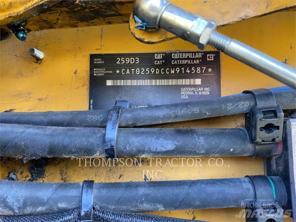 CAT 259D3 Lánctalpas homlokrakodók
