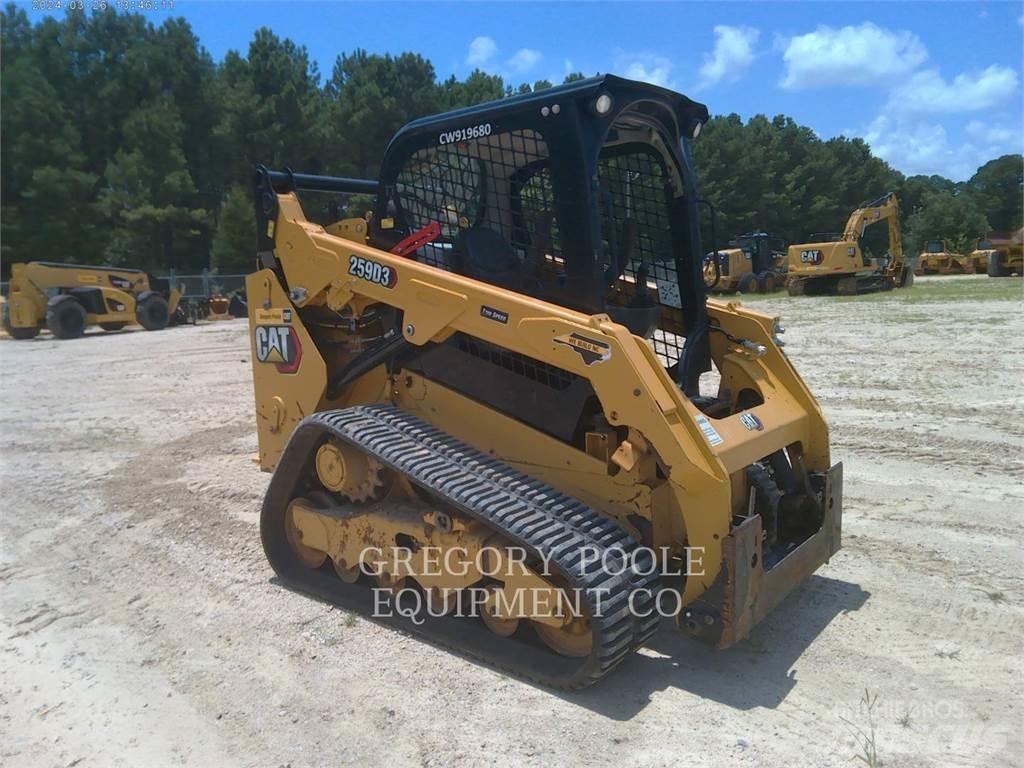 CAT 259D3 Lánctalpas homlokrakodók