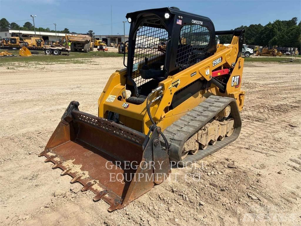 CAT 259D3 Lánctalpas homlokrakodók