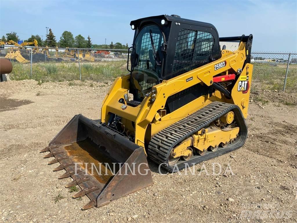 CAT 259D3 Lánctalpas homlokrakodók