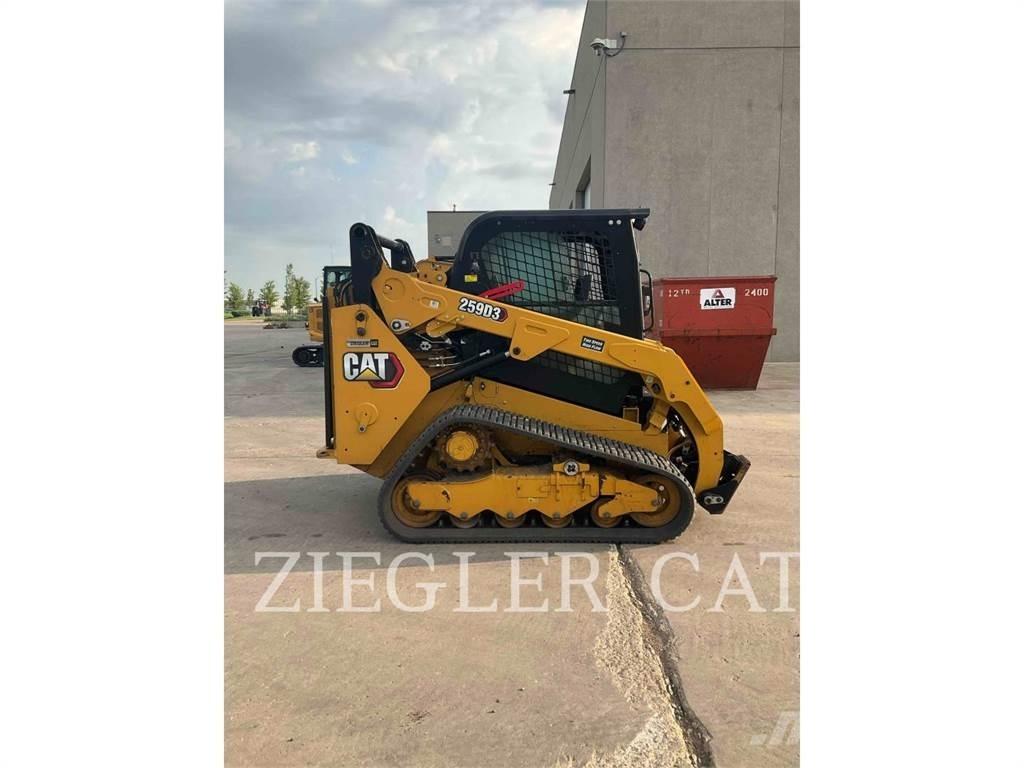 CAT 259D3 Lánctalpas homlokrakodók