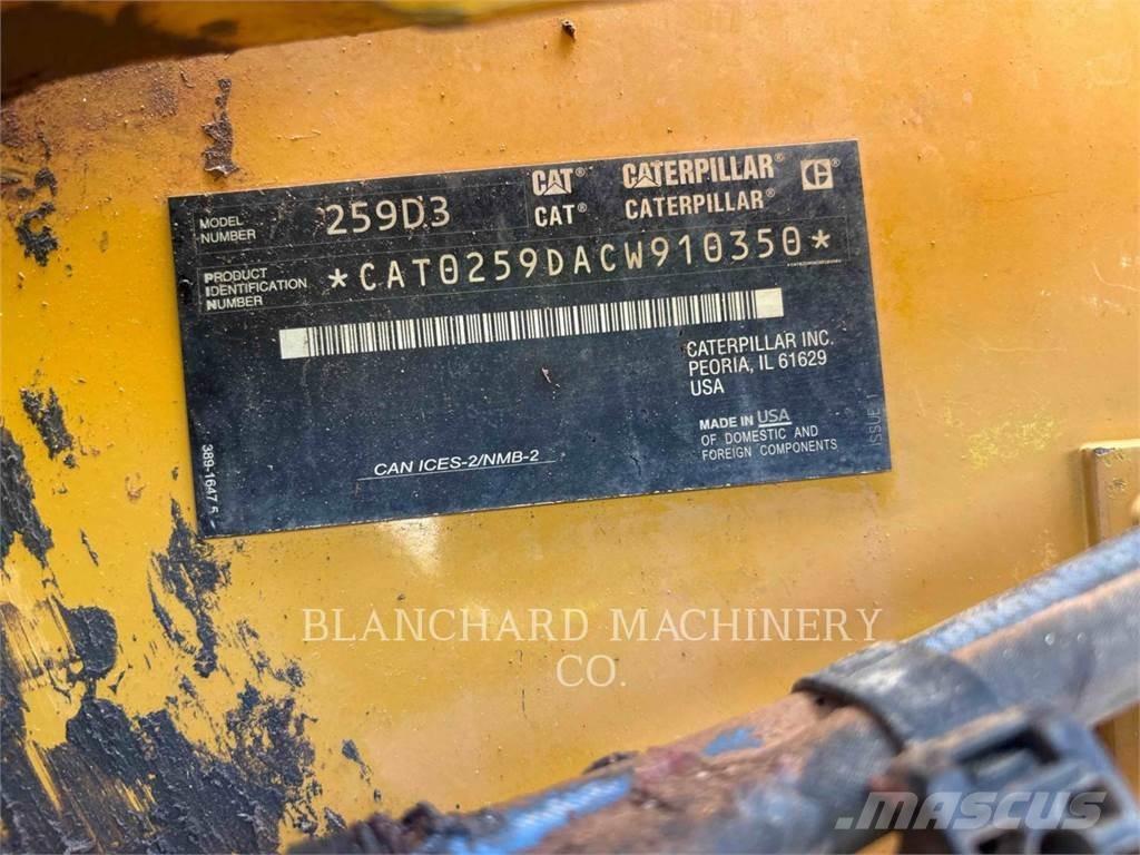 CAT 259D3 Lánctalpas homlokrakodók