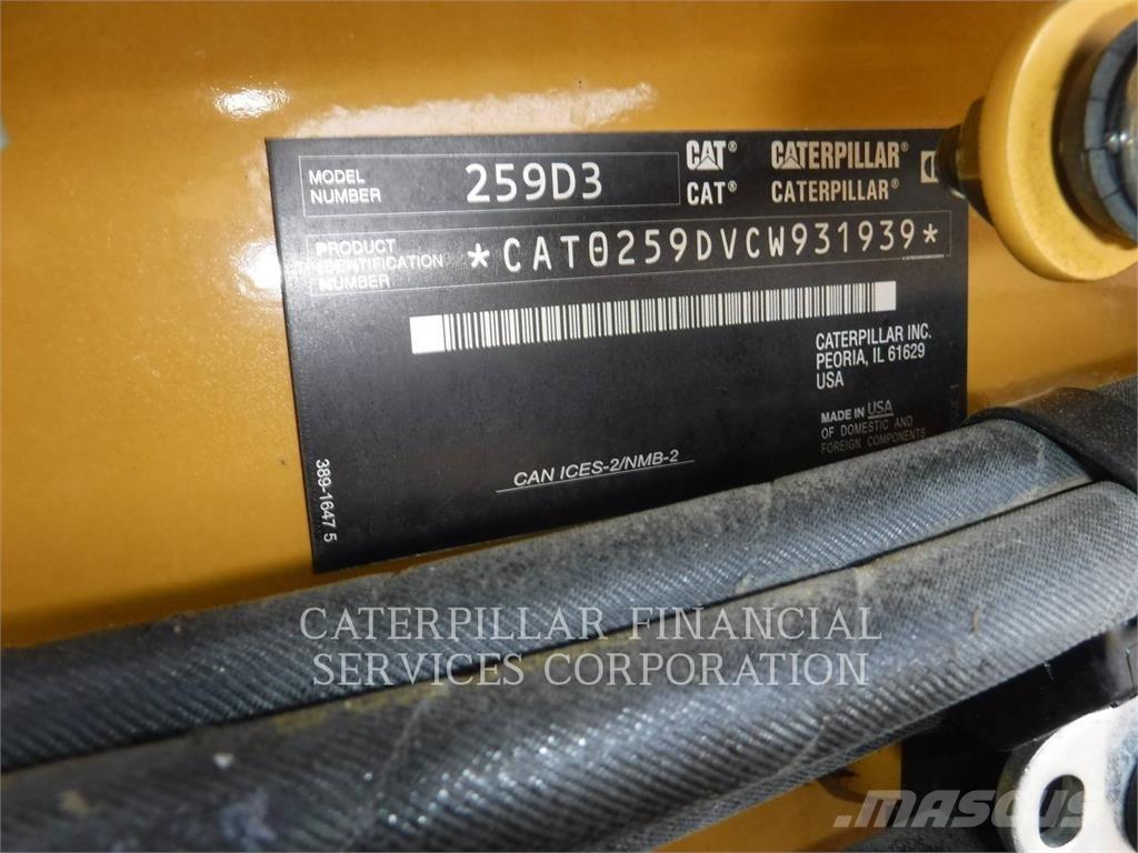 CAT 259D3 Lánctalpas homlokrakodók