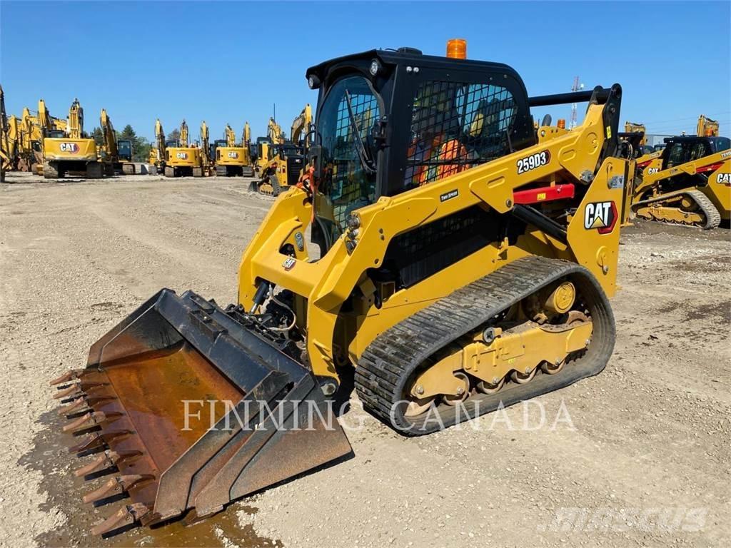 CAT 259D3 Lánctalpas homlokrakodók