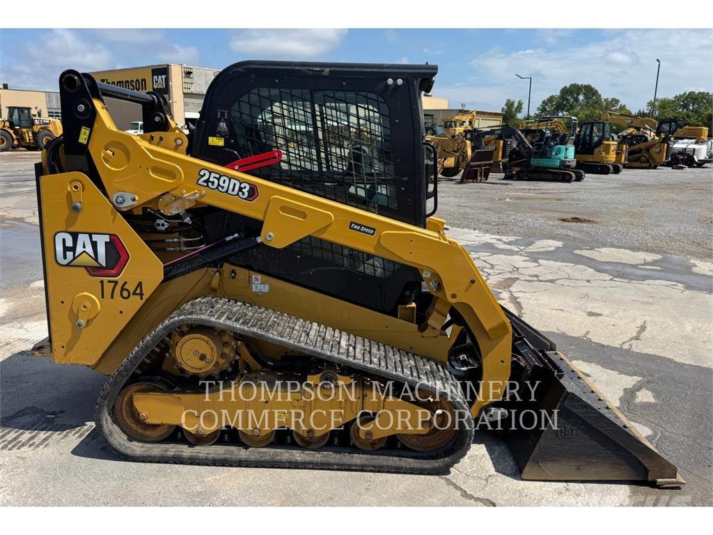 CAT 259D3 Lánctalpas homlokrakodók
