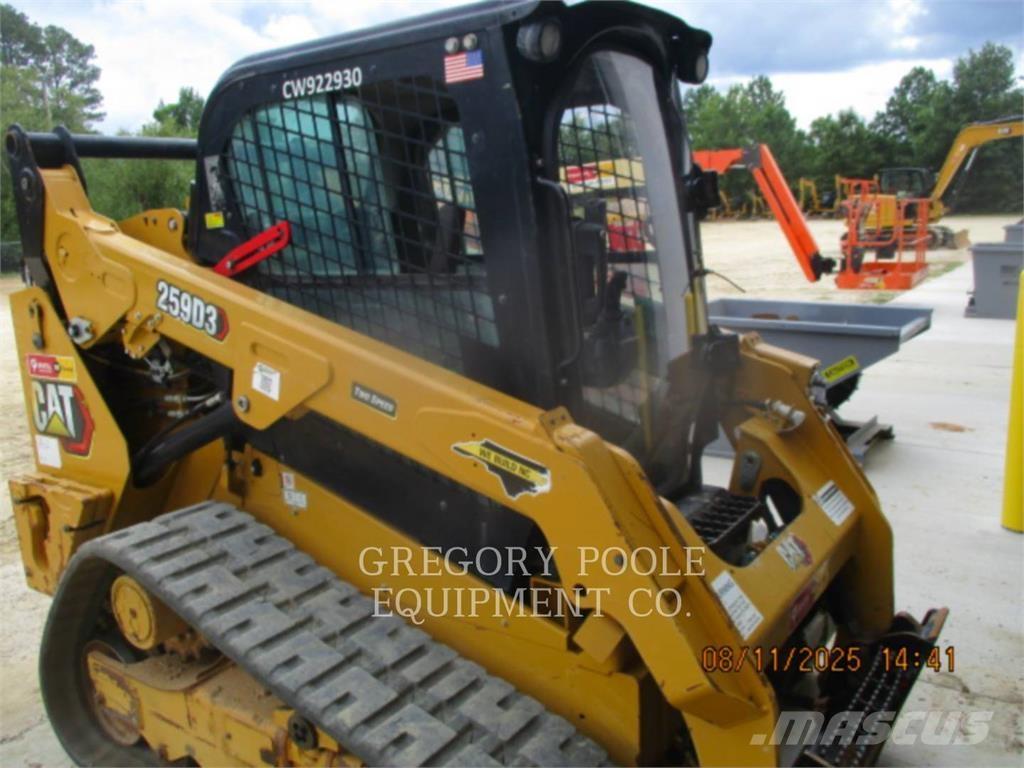 CAT 259D3 Lánctalpas homlokrakodók