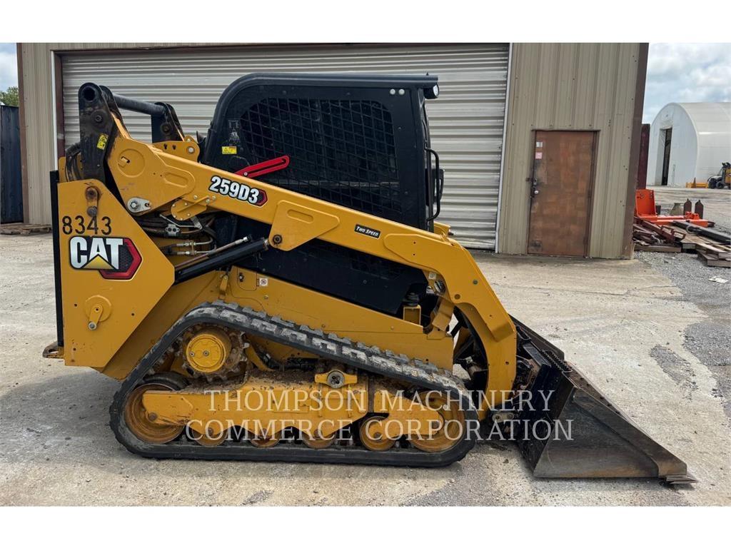 CAT 259D3 Lánctalpas homlokrakodók