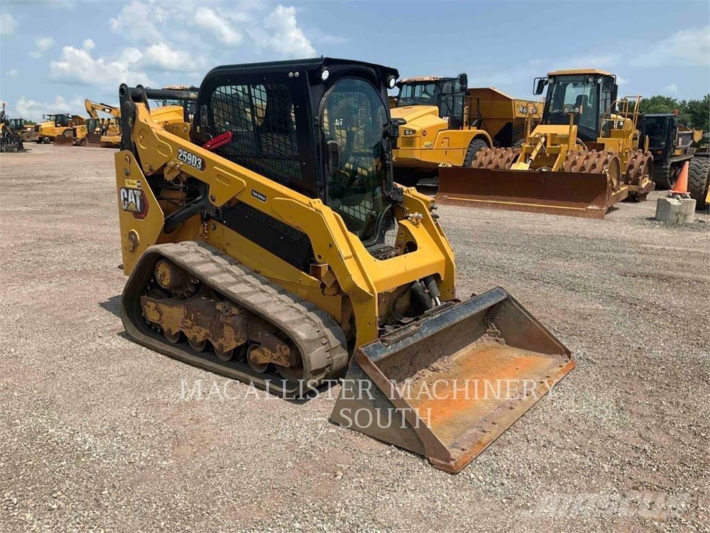 CAT 259D3 Lánctalpas homlokrakodók