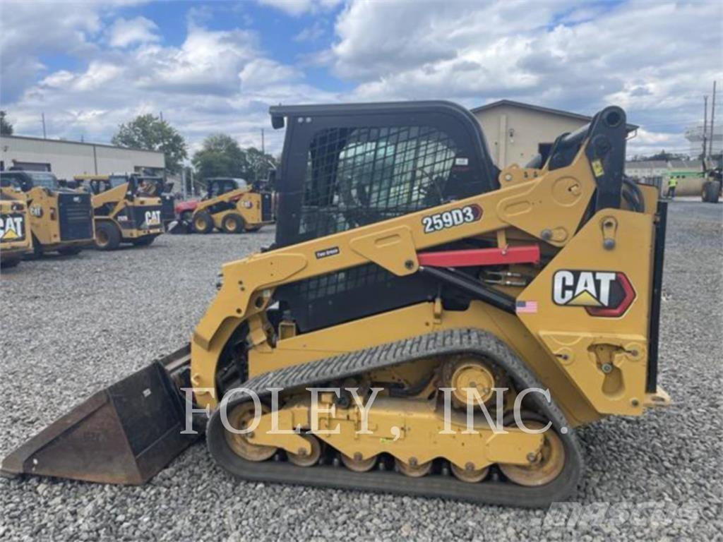 CAT 259D3 Lánctalpas homlokrakodók