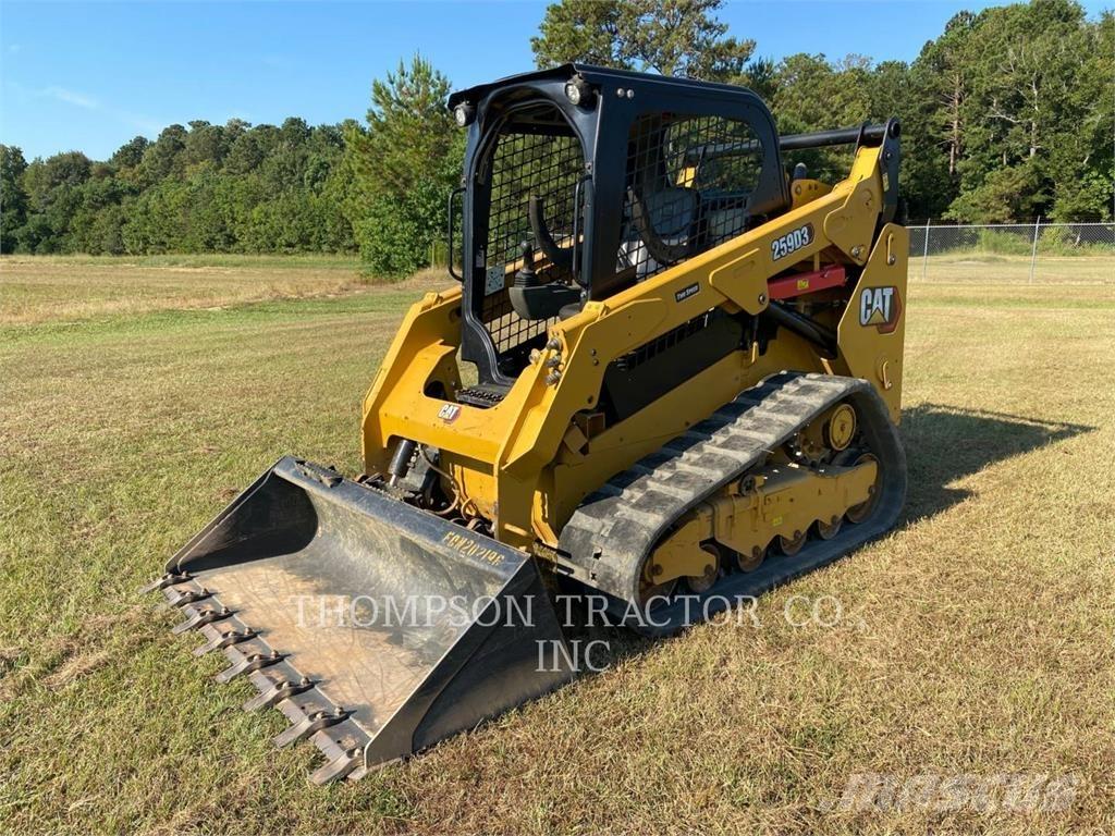 CAT 259D3 Lánctalpas homlokrakodók