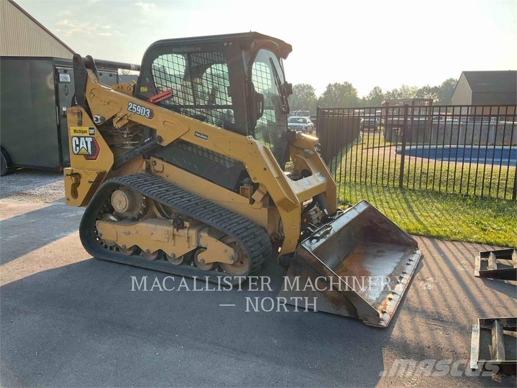 CAT 259D3 Lánctalpas homlokrakodók