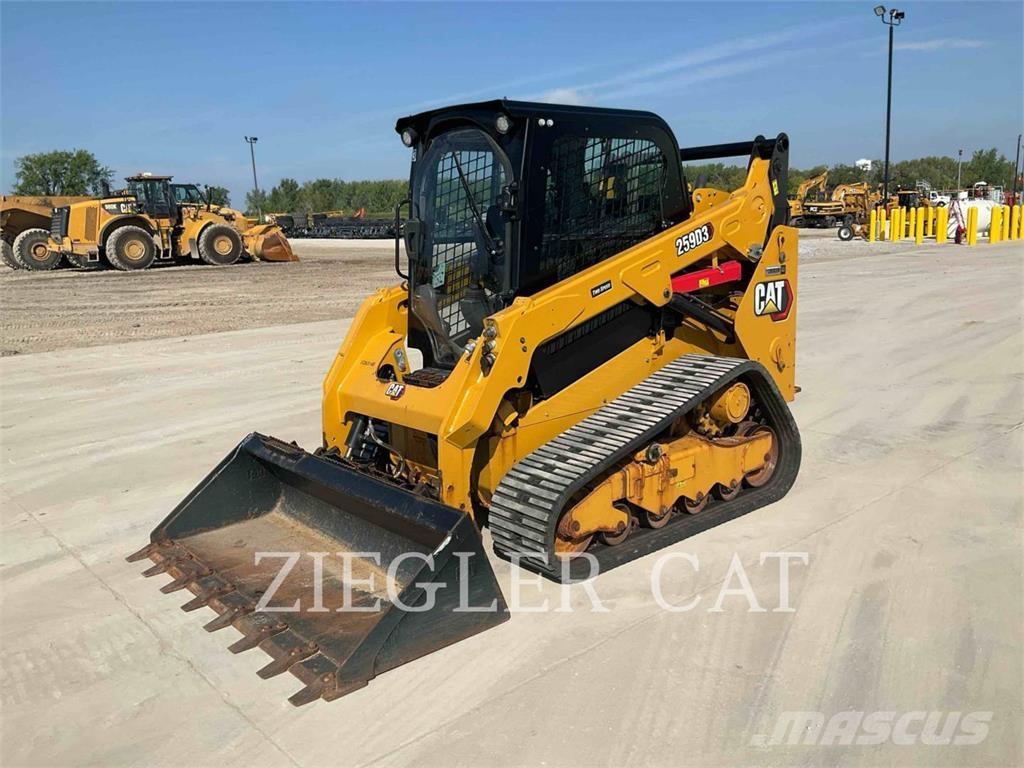 CAT 259D3 Lánctalpas homlokrakodók