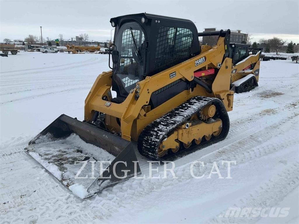 CAT 259D3 Lánctalpas homlokrakodók