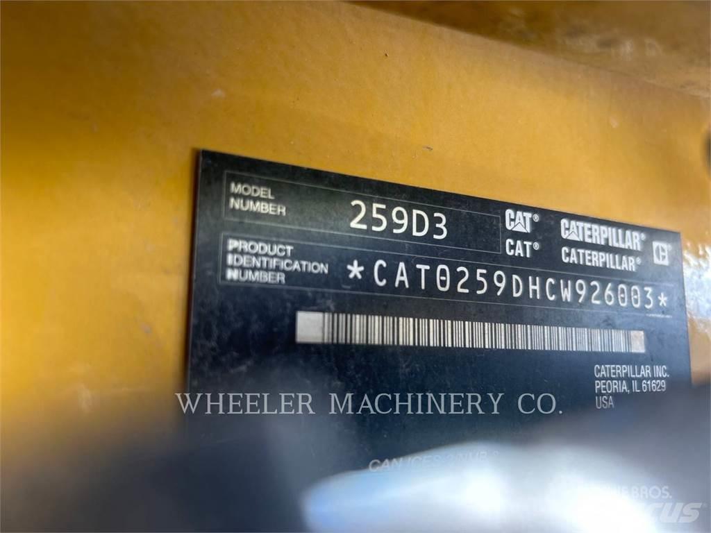 CAT 259D3 C3H2 Lánctalpas homlokrakodók