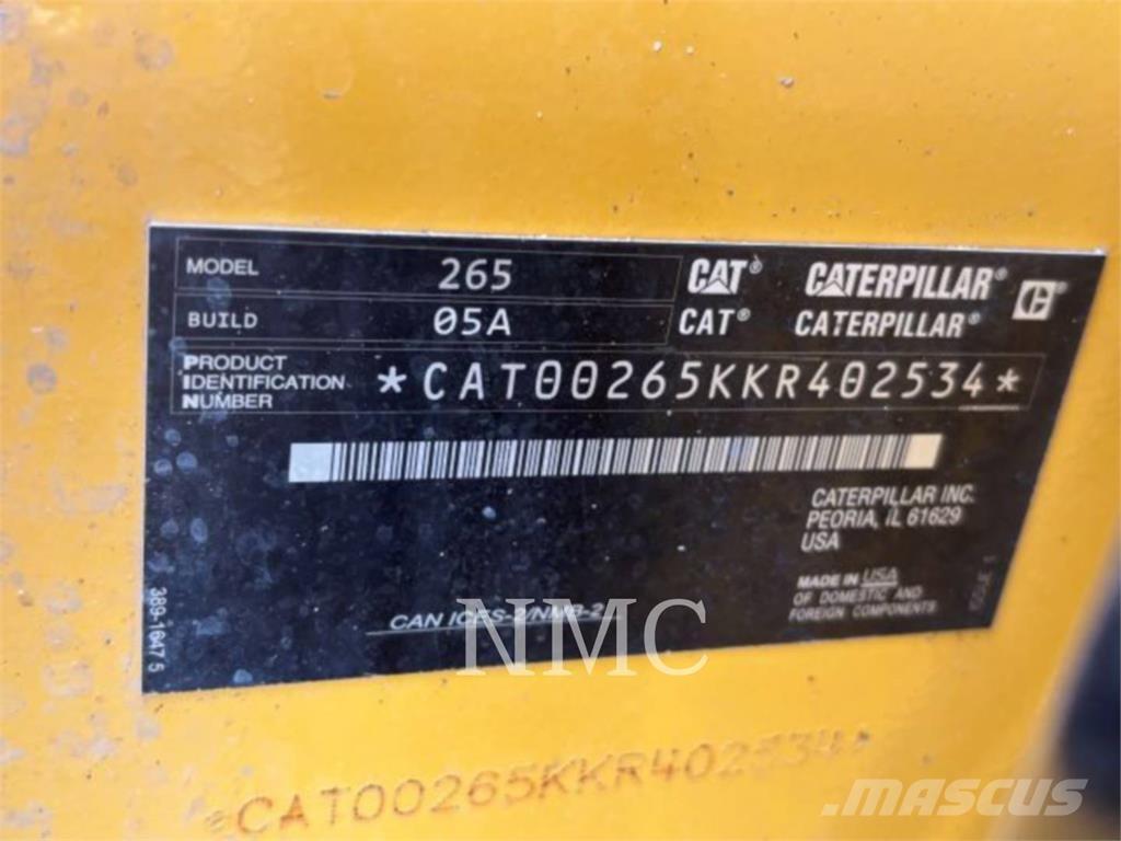 CAT 265-05 Lánctalpas homlokrakodók