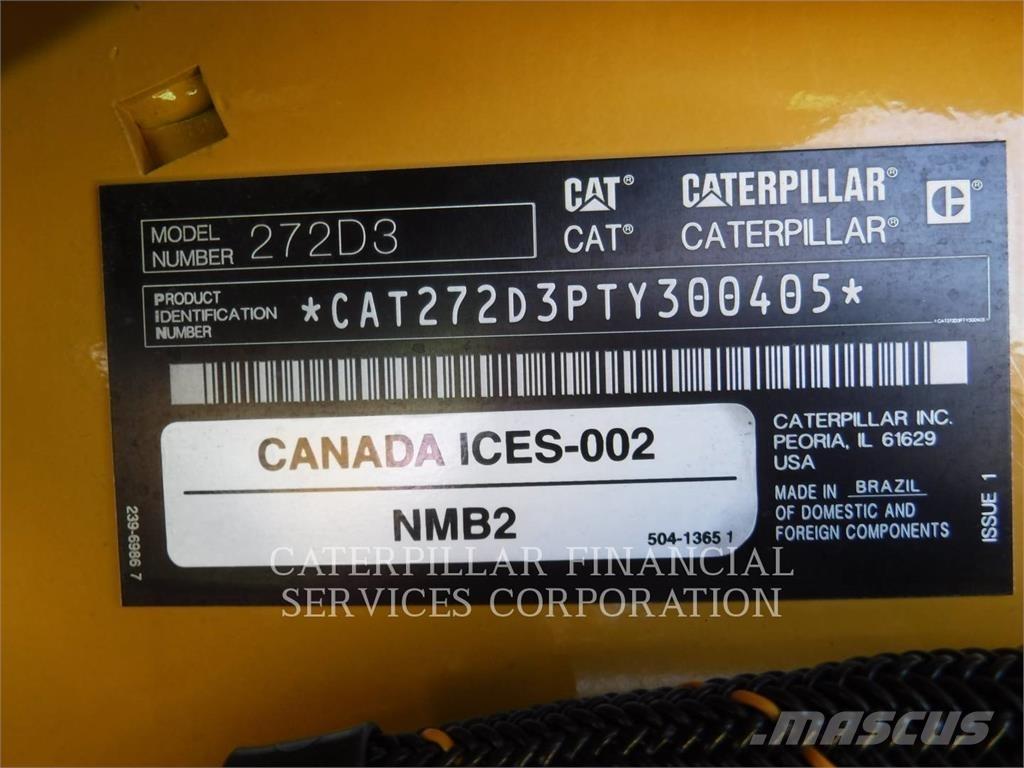 CAT 272D3HF Kompaktrakodók