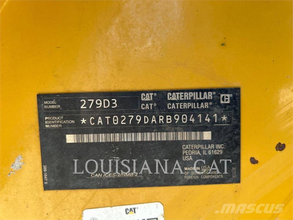 CAT 279D3 Kompaktrakodók