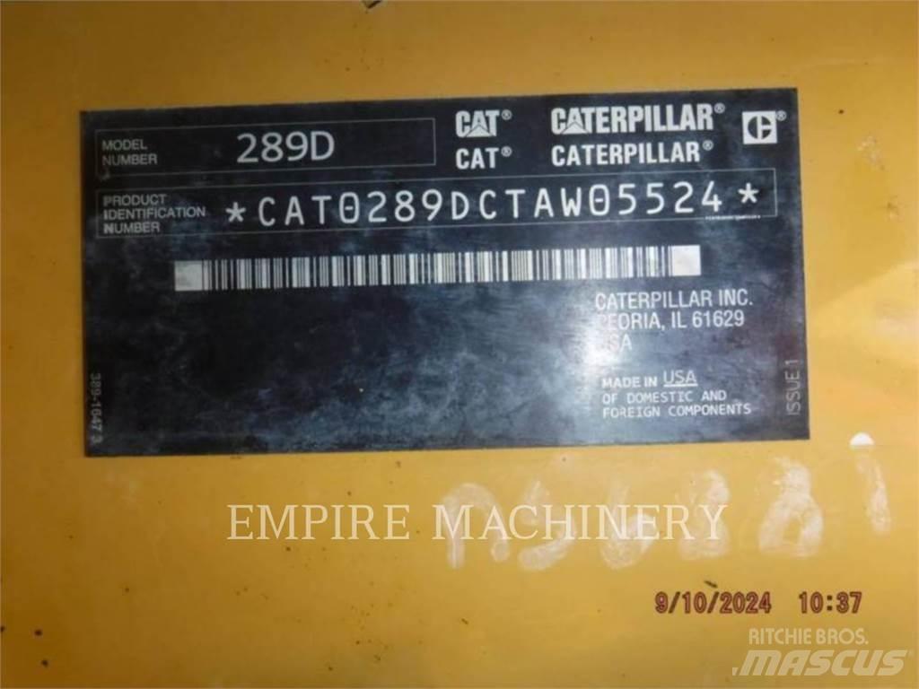 CAT 289D Kompaktrakodók