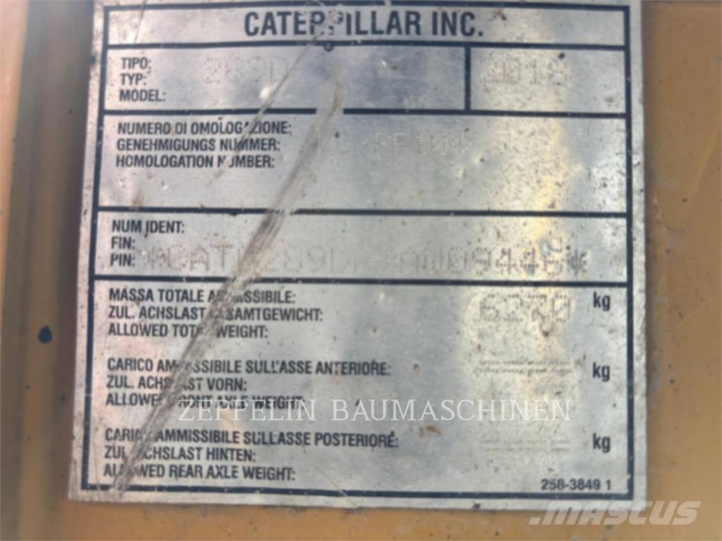 CAT 289D Kompaktrakodók