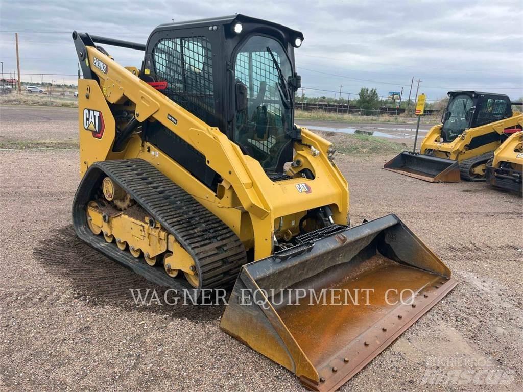 CAT 289D3 Lánctalpas homlokrakodók