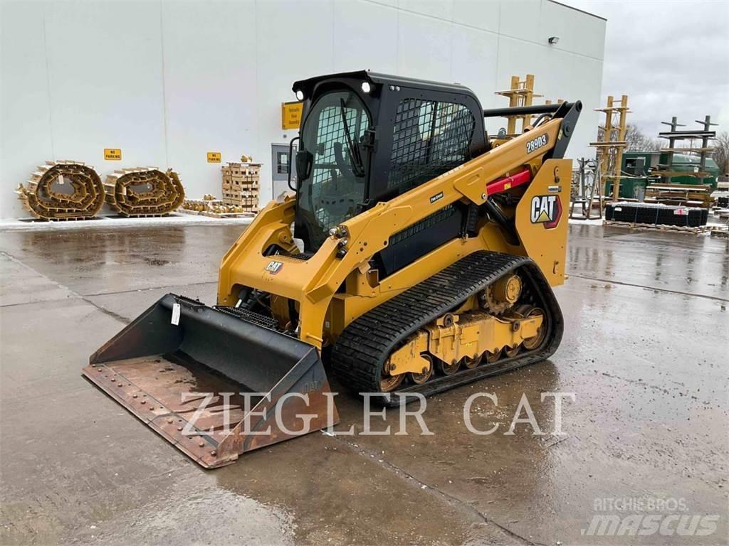 CAT 289D3 Lánctalpas homlokrakodók
