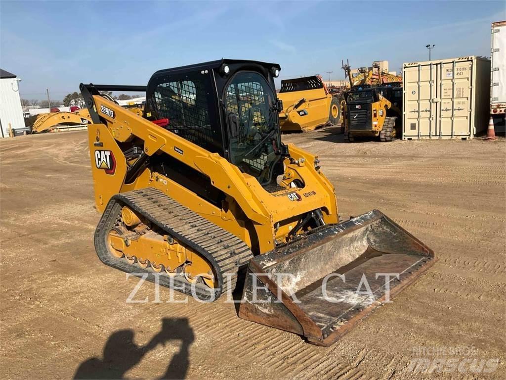 CAT 289D3 Lánctalpas homlokrakodók