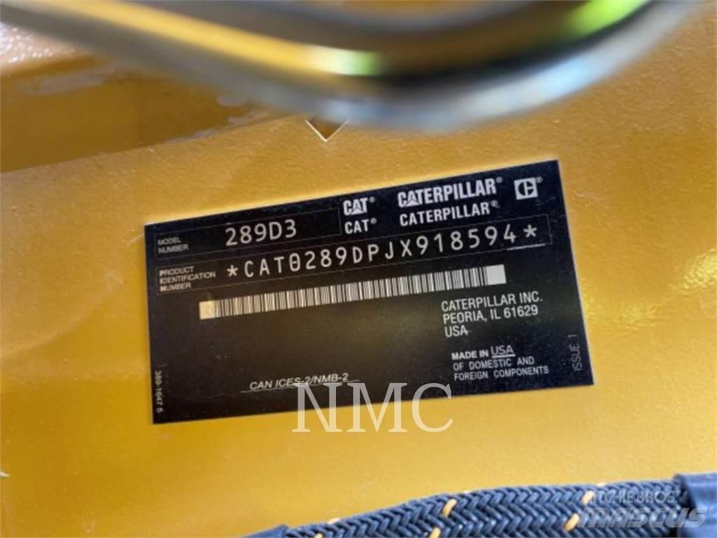 CAT 289D3 Lánctalpas homlokrakodók