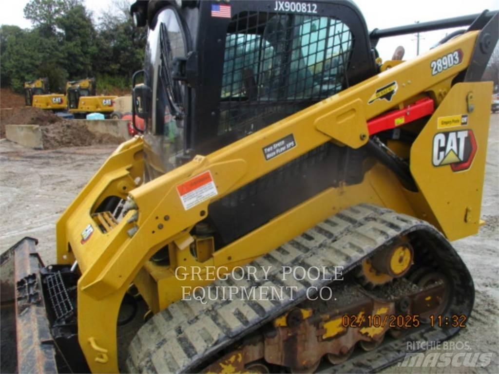 CAT 289D3 Lánctalpas homlokrakodók