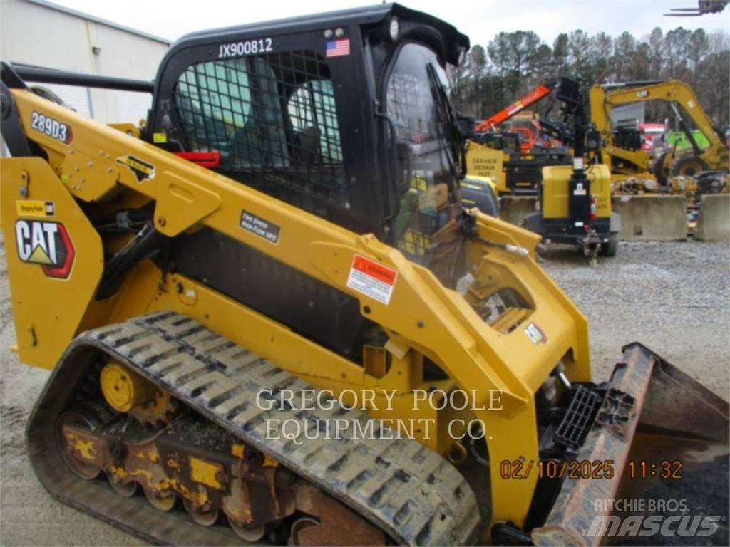 CAT 289D3 Lánctalpas homlokrakodók