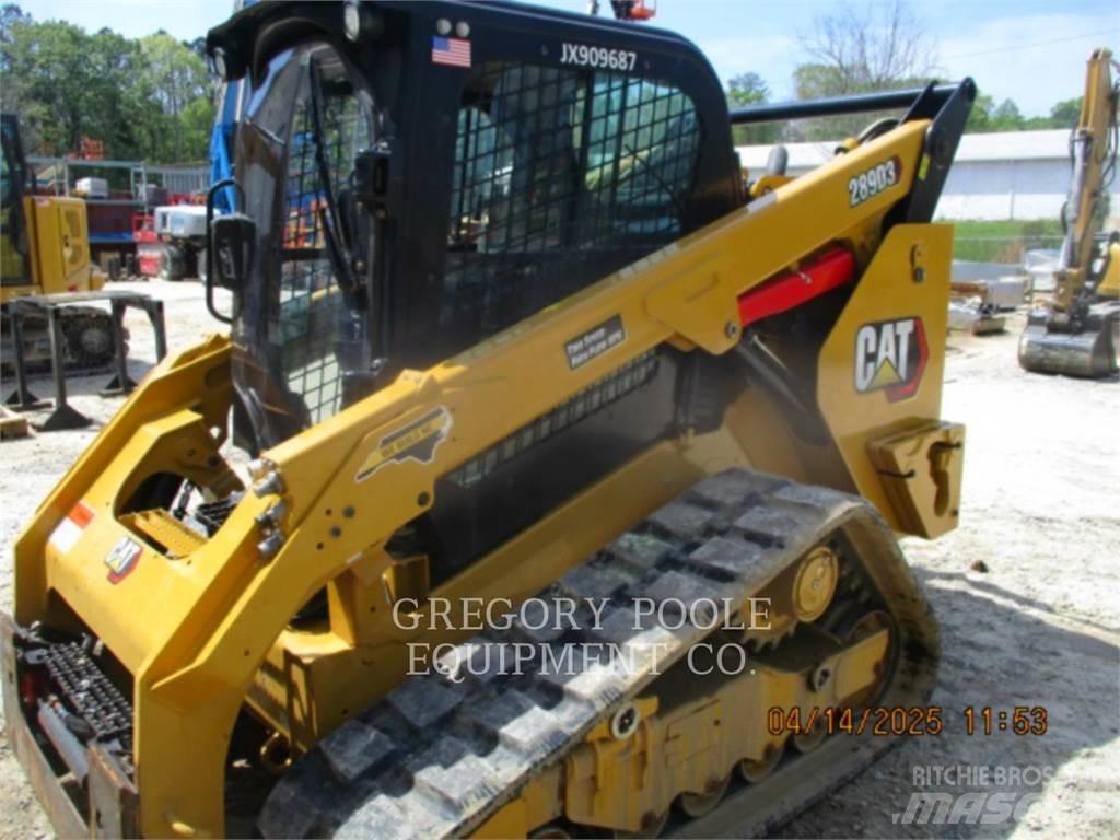 CAT 289D3 Lánctalpas homlokrakodók