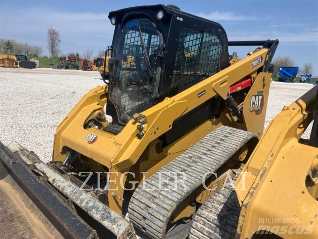 CAT 289D3 Lánctalpas homlokrakodók